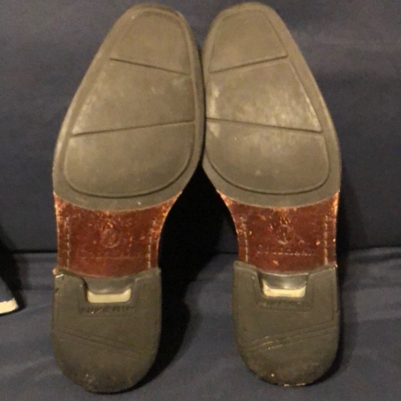 Cole Haan Split Toe Lace Dress Shoes 9 1/2M Tan - Picture 3 of 8